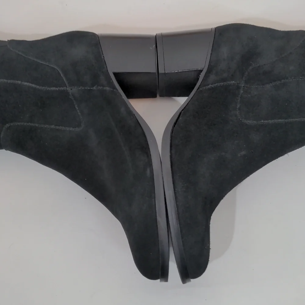 𝅺marc Fisher Over The Knee Black Suede Heel Boots 6.5